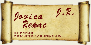 Jovica Repac vizit kartica